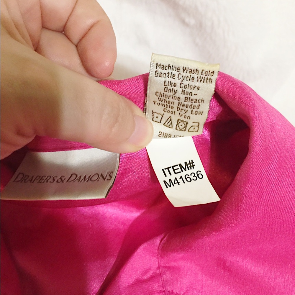 Women’s Pink Zip Up Fancy Sporty Jacket & Pink Top - Picture 3 of 8